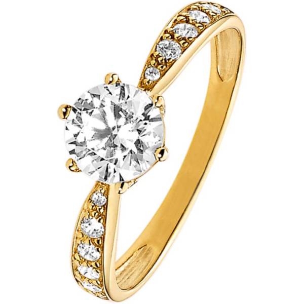 FAVS Damenring 375er Gelbgold Ring 1.0 pieces