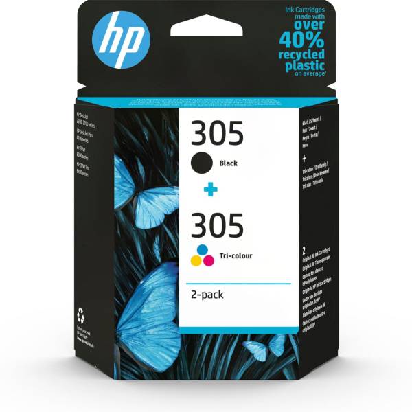 HP-305-2er_Pack-Cyan-Magenta-Gelb-Schwarz-Original-Druckerpatrone