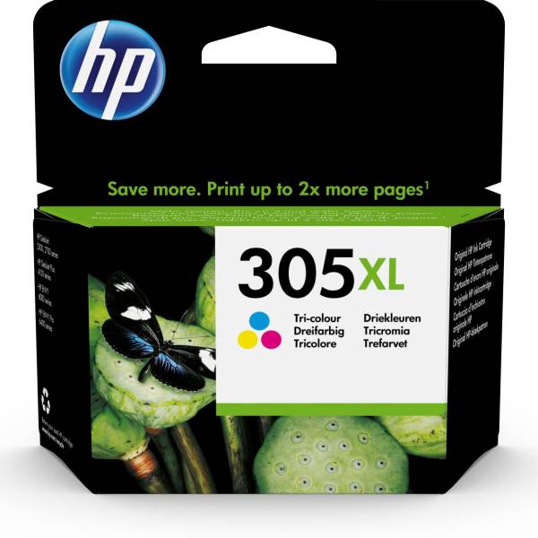 HP-305XL-Cyan-Magenta-Gelb-Original-Druckerpatrone-mit-hoher-Reichweite