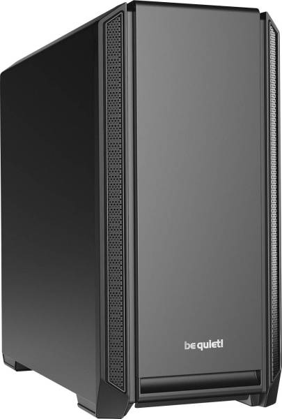 BeQuiet Silent Base 601 Midi-Tower PC-Gehäuse Schwarz 2 vorinstallierte Lüfter, gedämmt, Staubfilter