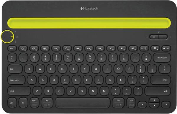 Logitech K480 Tablet-Tastatur Passend für Marke (Tablet): Universal Android™, Apple iOS, Window