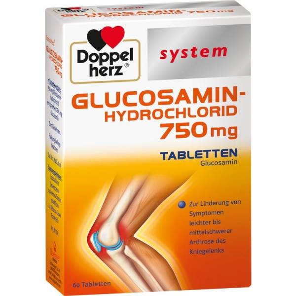 Doppelherz system GLUCOSAMIN-HYDROCHLORID 750 mg 60