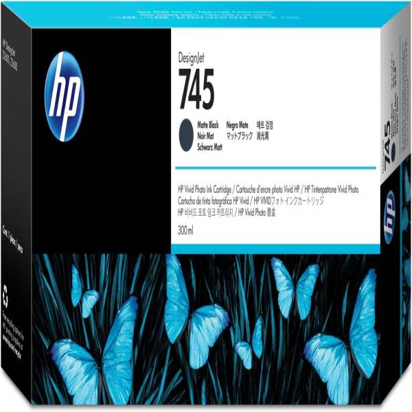 HP-745-DesignJet-Druckerpatrone-Mattschwarz-300-ml