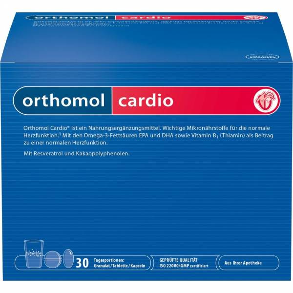 ORTHOMOL Cardio GranulatTabletteKapseln 30St