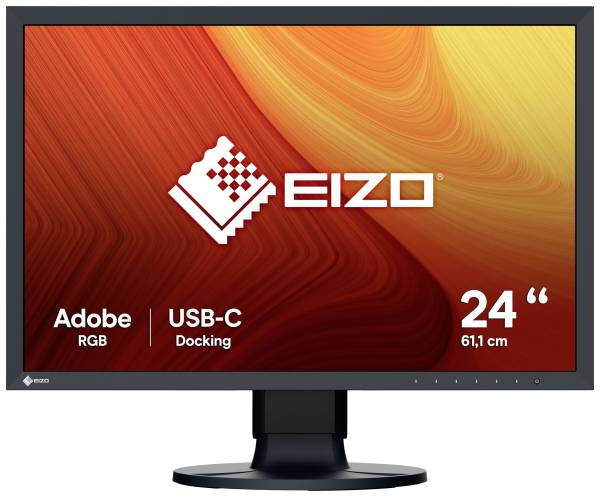 EIZO CS2400S LED-Monitor EEK E (A - G) 61.2cm (24.1 Zoll) 1920 x 1200 Pixel 16:10 19 ms USB-B, USB-C