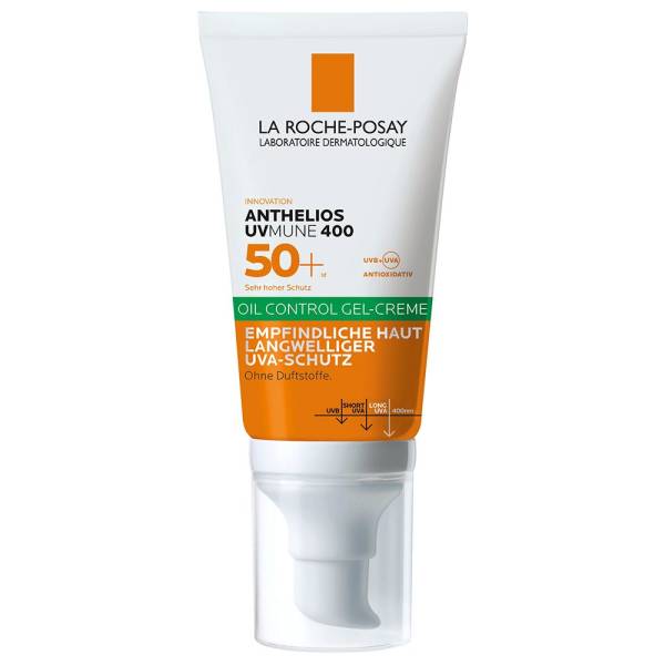 La Roche Posay Anthelios UV Mune 400 Oil Control Gel-Creme Sonnengel mit Lsf50 für sehr hohen Schutz