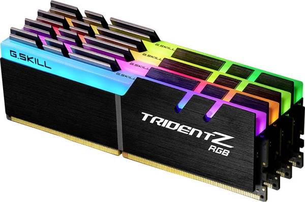 G.Skill Trident Z RGB PC-Arbeitsspeicher Kit DDR4 64GB 4 x 16GB 3200MHz 288pin DIMM CL15-15-15-35 F4