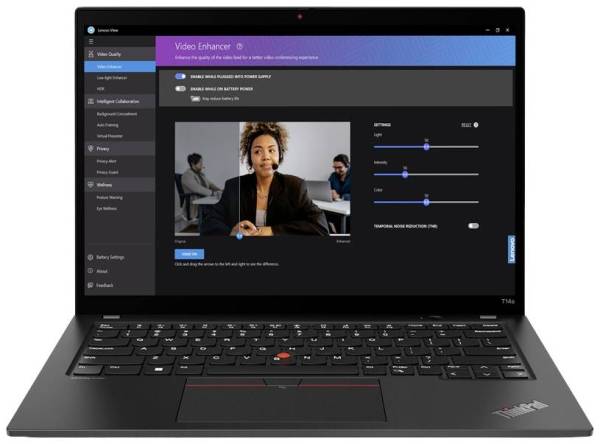 Lenovo Notebook ThinkPad T14 G4 35.6cm (14 Zoll) 2.8K Intel Core™ i7 i7-1355U 32GB RAM 1TB SSD I