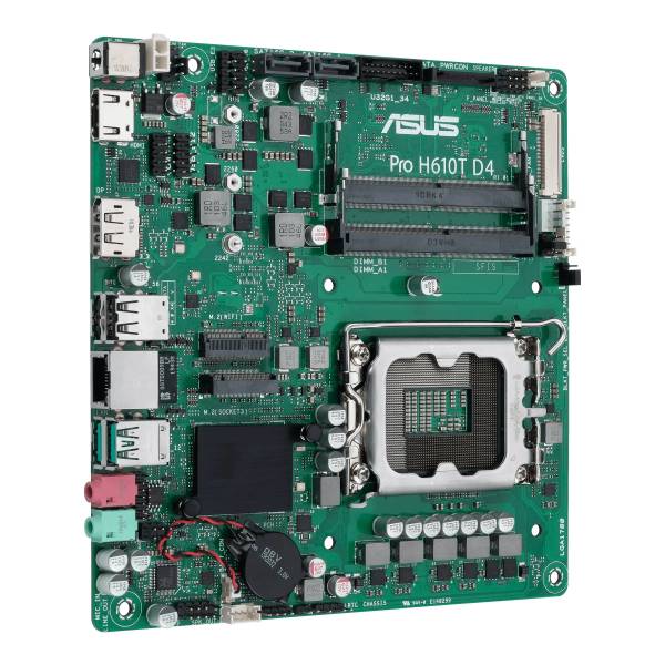 Asus Pro H610T D4-CSM Mainboard Sockel (PC) Intel 1700 Formfaktor (Details) Mini-ITX Mainboard-Chi
