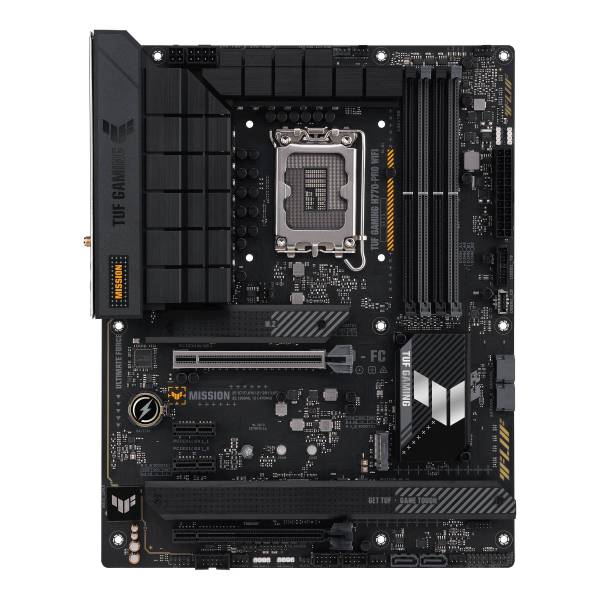 Asus TUF GAMING H770-PRO WIFI Mainboard Sockel (PC) Intel 1700 Formfaktor (Details) ATX