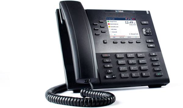 Mitel 6867 VoIP SIP Telefon Schnurgebundenes Telefon, PIN Code, Integrierter Webserver, PoE Far