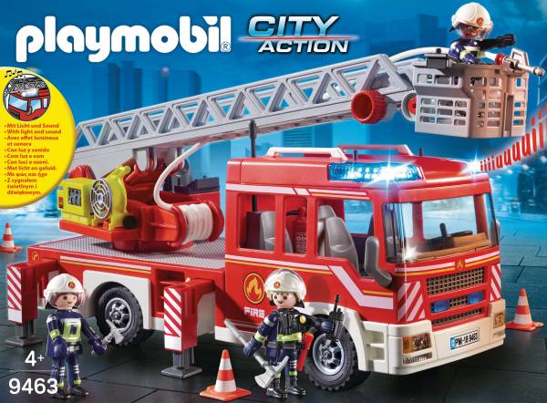 Playmobil® City Action Feuerwehr-Leiterfahrzeug 9463