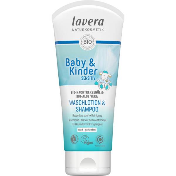 lavera Baby & Kinder Sensitiv Waschlotion Shampoo