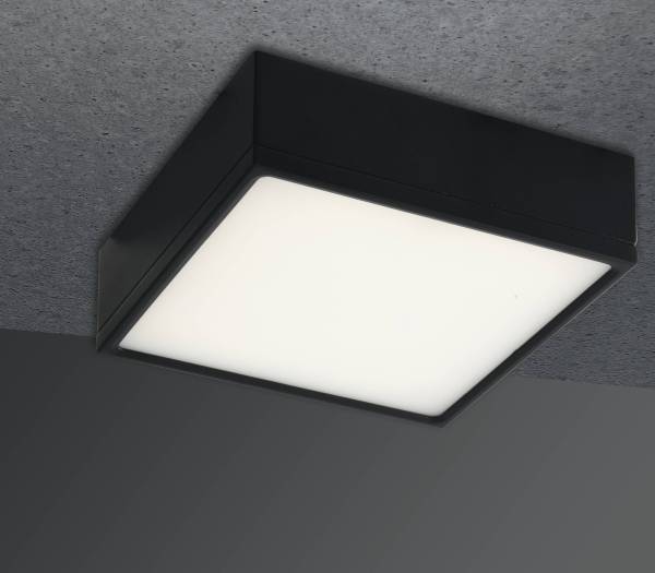 ECO-Light LED-KLIO-Q11 NER Deckenleuchte LED 16W Schwarz