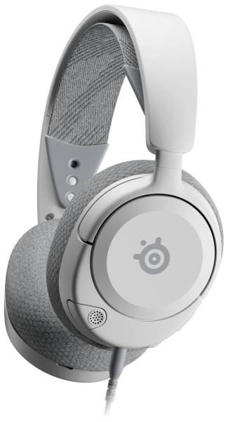 Steelseries Arctis Nova 1P Gaming Over Ear Headset kabelgebunden Stereo Weiß Mikrofon-Rauschunterdr