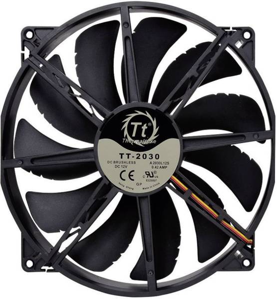 Thermaltake Pure 20 PC-Gehäuse-Lüfter Schwarz (B x H T) 200 30mm