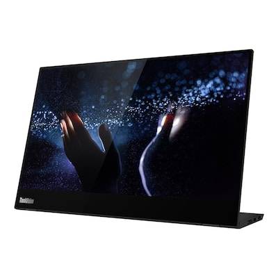 Lenovo ThinkVision M14T 35,6cm (14") Full HD tragbarer IPS Touch Monitor USB-C