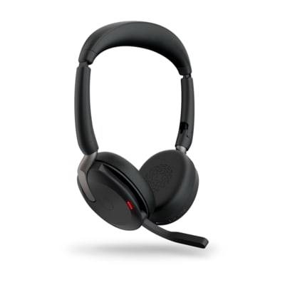 Jabra Evolve2 65 Flex UC Stereo USB Headset schwarz USB-C Wireless-Charging-Pad