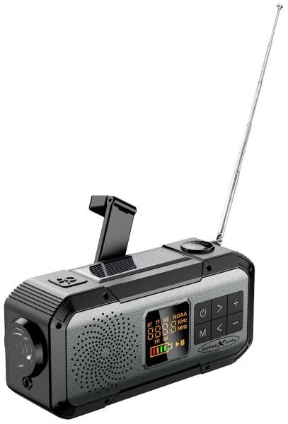 Reflexion TRA555 Notfallradio UKW, AM Bluetooth, Handkurbel, Powerbank-Funktion,