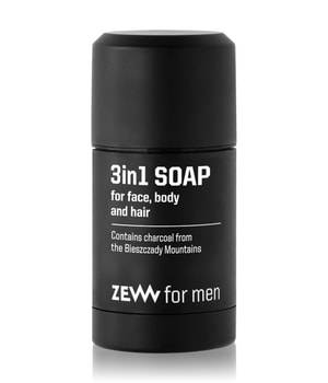 ZEW for Men 3in1 Soap face, body and hair with charcoal Gesichtsseife