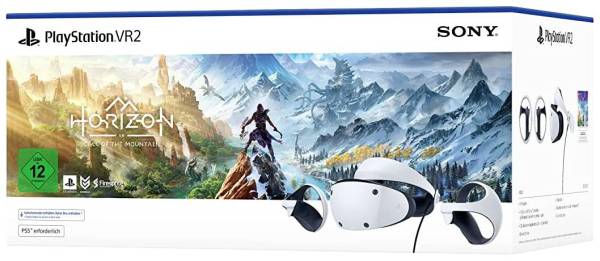 Sony Playstation VR2 - Horizon: Call of the Mountain Bundle Virtual Reality Brille Weiß, Schwa