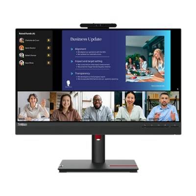 Lenovo ThinkVision T24v-30 60,5cm (23,8") FHD IPS Monitor HDMI/DP/VGA Webcam HV