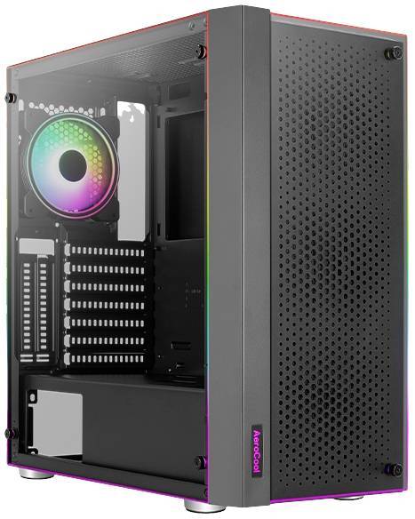 AeroCool Skribble Midi-Tower PC-Gehäuse Schwarz