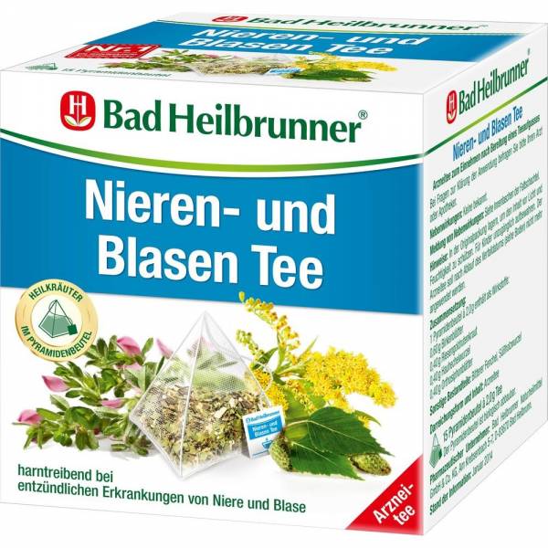 Bad Heilbrunner BAD HEILBRUNNER Nieren- und Blasen Tee Filterbeut. 15 St
