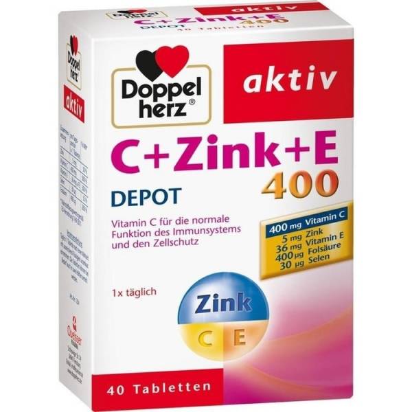 Doppelherz C + Zink + E 400 DEPOT 40Tbl
