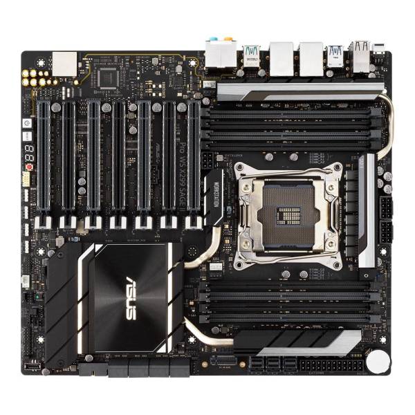 Asus Pro WS X299 SAGE II Mainboard Sockel (PC) Intel 2066 Formfaktor (Details) CEB Mainboard-Chips