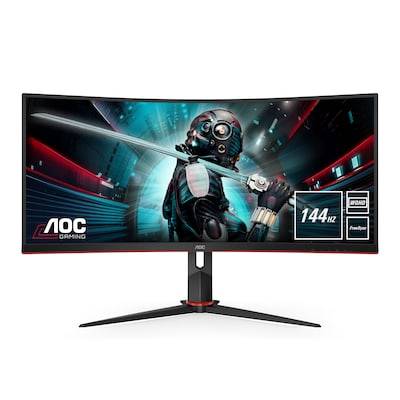 AOC CU34G2X 86,4cm (34") WQHD Gaming Monitor HDMI/DP/USB 144Hz 1ms FreeSync