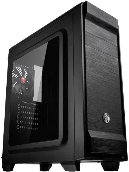 Raijintek ARCADIA II Midi-Tower PC-Gehäuse, Gaming-Gehäuse Schwarz 1 vorinstallierter Lüfter, Sei