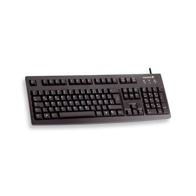 Cherry G83-6104 Tastatur USB US-Englisch Layout mit EURO Symbol schwarz