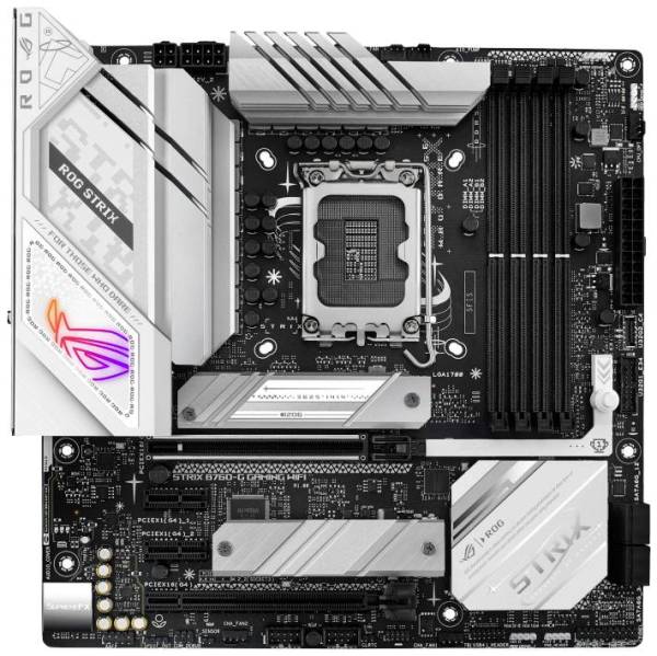 Asus ROG STRIX B760-G GAMING WIFI Mainboard Sockel (PC) Intel 1700 Formfaktor (Details) Micro-ATX