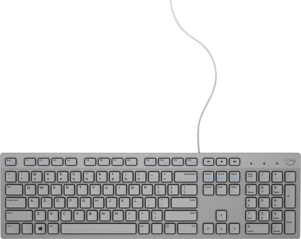 Dell KB216 USB Tastatur Deutsch, QWERTZ, Windows Grau