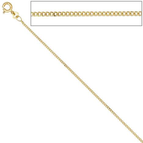 SIGO Panzerkette 333 Gelbgold 1,3 mm 36 cm Gold Kette Halskette Goldkette Federring