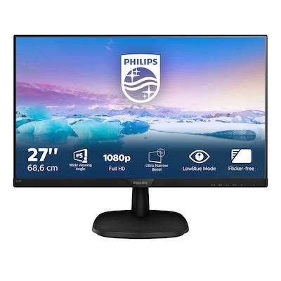 Philips V-Line 273V7QJAB 68,5cm (27") FHD IPS Monitor 16:9 HDMI/DP/VGA 5ms