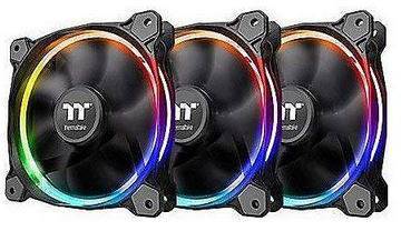 Thermaltake Riing 12 RGB Sync 3 Pack PC-Gehäuse-Lüfter Schwarz, (B x H T) 120 25mm i