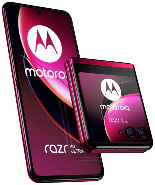 Motorola razr40 Ultra 5G Smartphone 256GB 17.5cm (6.9 Zoll) Magenta Android™ 13