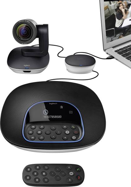 Logitech GROUP Full HD-Webcam 1920 x 1080 Pixel Standfuß