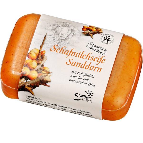 Saling Saling Schafmilchseife Sanddorn 100g Seife 100.0 g