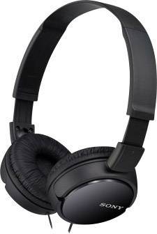 Sony MDR-ZX110AP On Ear Kopfhörer kabelgebunden Schwarz Faltbar, Headset