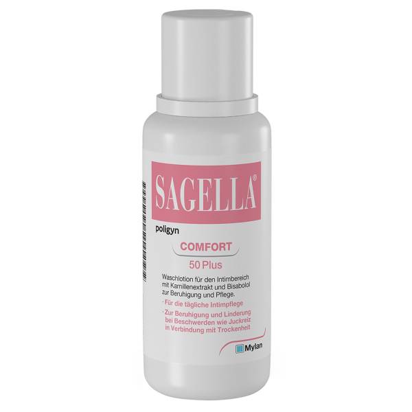 Sagella poligyn - Comfort 50 Plus: Intimwaschlotion mit Kamillenextrakt und Bisabolol,