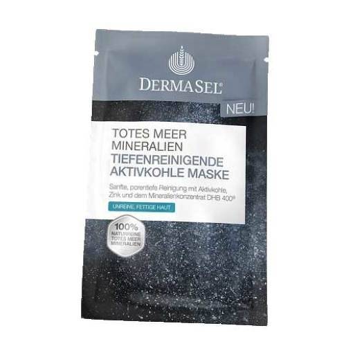 Dermasel Spa Totes Meer Tiefenreinigende Aktivkohle Maske