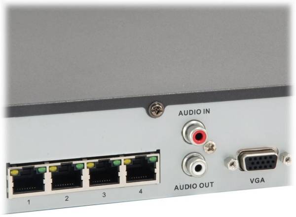 LevelOne NVR-0504 4-Kanal PoE Netzwerk Videorekorder