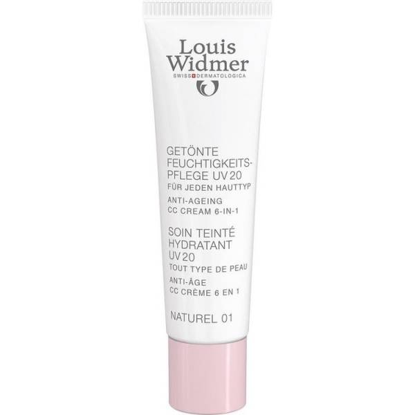 Louis Widmer Getönte Feuchtigkeitspflege UV 20 CC Cream Naturel unparfümiert