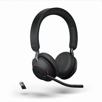 Jabra Evolve 2 65 UC Wireless Bluetooth Stereo USB-C Headset schwarz