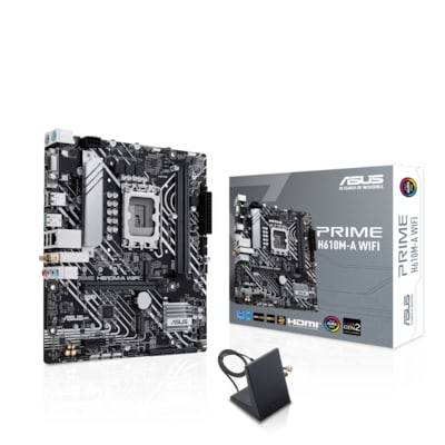 ASUS PRIME H610M-A WIFI mATX Mainboard Sockel 1700 HDMI/DP/VGA/WLAN/BT