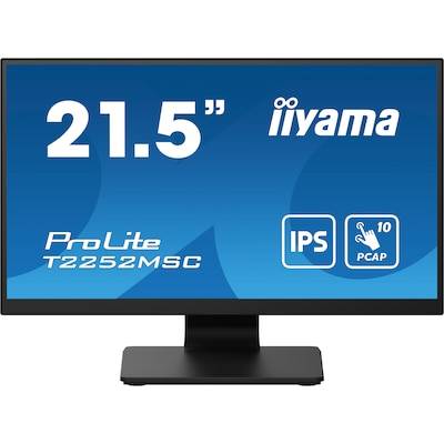 iiyama ProLite T2252MSC-B2 54,5cm (21,5") 10-Punkt Multitouch-Monitor FullHD IPS