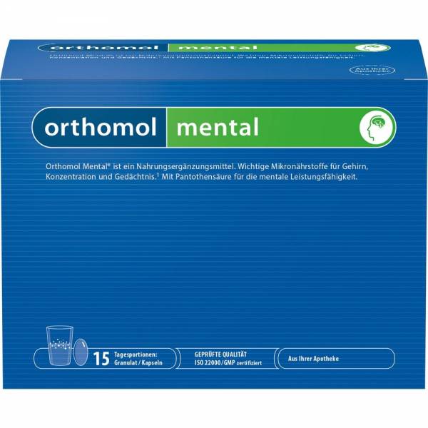 ORTHOMOL Mental GranulatKapsel 15St